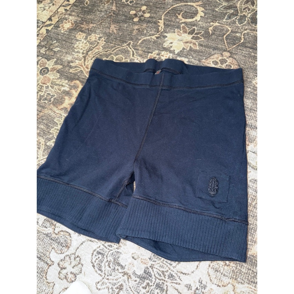 FP Movement Free People Navy Blue Cotton Biker Shorts